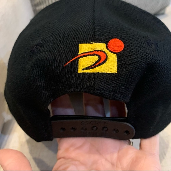 Vintage Grambling State University Tigers Football Black Snapback Cap Hat - Picture 6 of 6